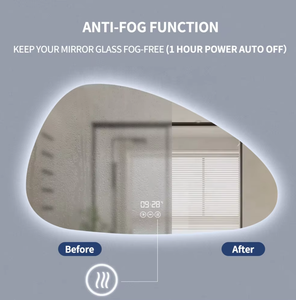 Miroir intelligent <span class=keywords><strong>LED</strong></span> créatif sans cadre, irrégulier et spécial, pour hôtel/maison/villa <span class=keywords><strong>de</strong></span> luxe - Product Image 3
