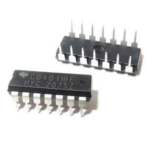 Componentes eletrônicos de circuito integrado de chips IC CD4011BCN CD40118CN CD4011 novo e original