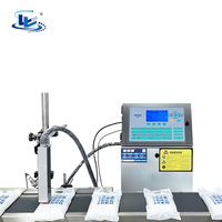 Imprimante de codage à jet d'encre numérique industrielle continue pour étiquettes, portable, haute vitesse, pour la production de supports flexibles, la date de production, l'imprimante de lots