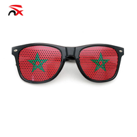 Vente en gros de haute qualité, compétitions sportives à grande échelle, écharpe en jersey avec drapeau marocain pour cadeau