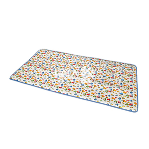 Juego de Ropa de Cama de Tres Piezas para Bebé con Estampado de <span class=keywords><strong>Coche</strong></span>, Alfombra Refrescante, <span class=keywords><strong>Almohada</strong></span> y Barandilla de Cama - Product Image 3