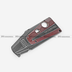 10% ฝาครอบเครื่องยนต์ Honda 11TH Civic Type-R FL5 OE Type คาร์บอนแดงแท้ K20c1ฝาครอบเครื่องยนต์ - Product Image 4