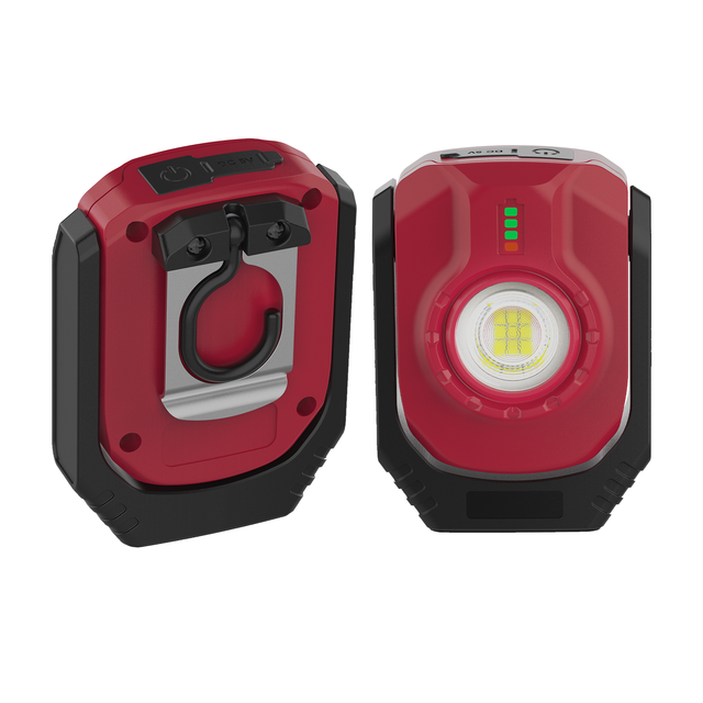 2000mAh COB Rechargeable Work Light 50%-100% Dimming LED Pocket Flashlight 24M Beam Distance Custom Logo