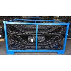 Đường ray cho mini 800mm 300x52.5x78 302.5 lắp ráp bánh xe 180 72 hanix máy xúc cao su theo dõi Pad - Product Image 4