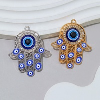 Offre Spéciale – Pendentif de Voiture et Porte-clés Hamsa Nazar Agaci en Acrylique Bleu, Protection Contre le Mauvais Œil, Origine Turquie