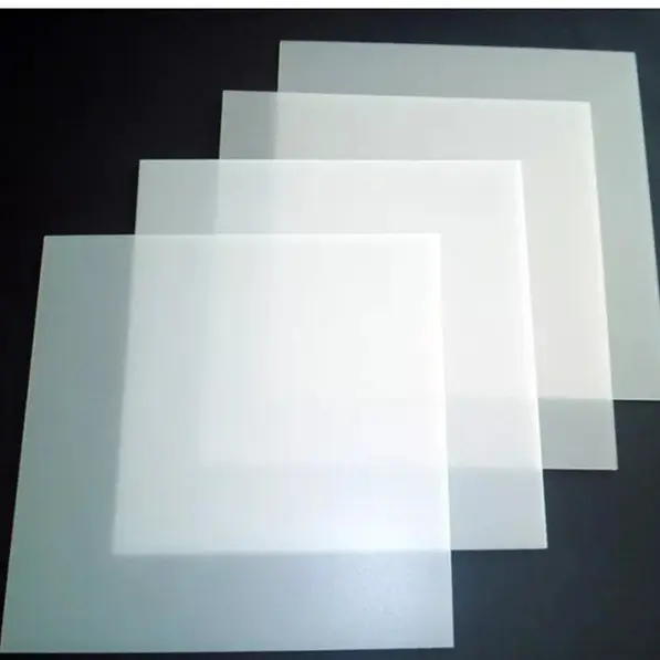 Diffuser Sheet 50-90% transmittance PS PC PMMA Diffusing Plate Wholesale Diffuser Led Light