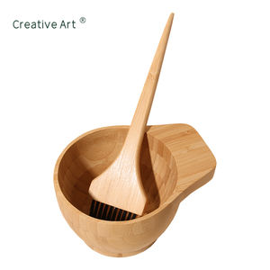 Натуральная деревянная кисть для окрашивания волос - Product Image 1