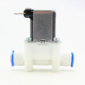 12v 24v डीसी प्लास्टिक Solenoid वाल्व 1/4 ''3/4'' 1/2 ''के लिए आरओ पानी शुद्ध मशीन हीटर dishwasher वॉशिंग मशीन वाल्व
