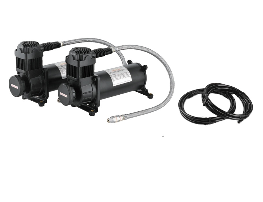 2022 Новый dc 12v 3.5CFM 444C двойной воздушный компрессор с фильтром для автомобильных шин