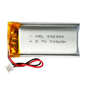 OEM ODM 高品質サプライヤー 902040 700mAh リチウムポリマー電池 リチウム電池 カスタム - Product Image 1