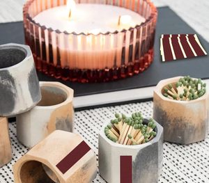 Match Striker <span class=keywords><strong>Paper</strong></span> con adhesivo Matchstick Sticker Ideal para cajas de partidos personalizadas Match Container Recargas Chimenea Decoración - Product Image 5