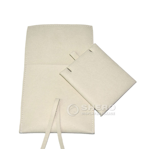 Shero Bijoux Enveloppe Pochette Vert Microfibre Bijoux Pochette Et Insert Emballage Sac Pour Bijoux De Luxe - Product Image 2