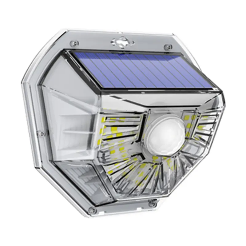 야외 태양 작은 벽 램프 울타리 유도 조명 모션 센서 정원 현관 처마 장식 벽 세탁기 램프