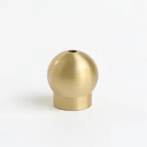 MAXERY Ingeniou Design piccolo porta incenso in ottone rotondo bastoncino di incenso e supporto per la decorazione domestica semplice bastoncino di incenso