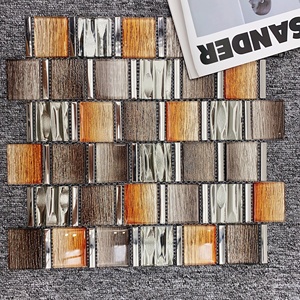 Conception de dosseret extérieur en <span class=keywords><strong>mosaïque</strong></span> de verre, carreaux de <span class=keywords><strong>cuisine</strong></span> en forme de <span class=keywords><strong>mosaïque</strong></span> de verre à prix compétitif, vente d'usine - Product Image 2
