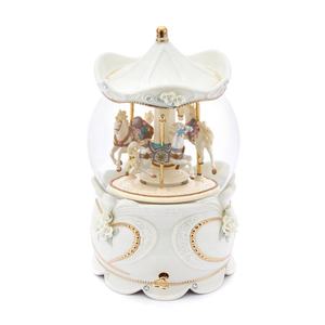 Nativité carrousel LED musique boule à neige en gros - Product Image 5