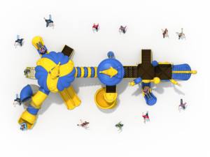 Structures de jeux pour enfants, grandes installations de jeux, école <span class=keywords><strong>maternelle</strong></span>, parc extérieur personnalisé pour les petits enfants - Product Image 3