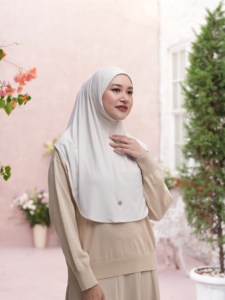 Robe de mariée musulmane élégante en polyester et mousseline côtelée ornée de strass, avec châle hijab abaya, design turquoise, toutes saisons 2026 - Product Image 3