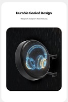 Nouveau ventilateur holographique 3D amélioré avec prise en charge audio Bluetooth, lecteur vidéo 3D, cadre en aluminium, résistant aux intempéries pour bars