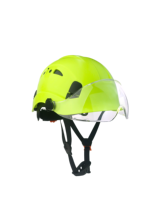 ANT5PPE Tipo I Clase C ANSI EN397 Construcción verde Casco duro ABS Casco de seguridad con orejeras de doble visera