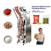 Machine d'emballage multifonctionnelle pour petites entreprises, ligne de pesage, de remplissage et d'emballage de sachets de poudre, de granulés et d'aliments