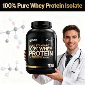 מכירת חיסול בארה\\\"ב ובאירופה - אבקת חלבון מי גבינה 100% - אבקת חלבון מי גבינה מבודד לאחר אימון, תומך בבניית שרירים והתאוששות - Product Image 4