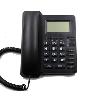 Nouvelle arrivée Modèle d'identification de l'appelant Téléphone à ligne <span class=keywords><strong>fixe</strong></span> filaire Ensembles téléphoniques analogiques - Product Image 1