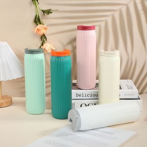 2024 New 600ML Travel <b>Thermos</b> Flask Portable Business Stainless Steel Tumbler Customized Logo Water <b>Bottle</b> Coffee Cup Gift - Product Image 2
