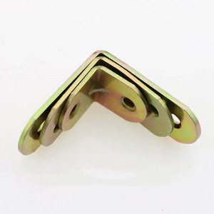 Fu Ying Lai Color-Plated Angle Iron Cold-Rolled Steel Furniture Connectors <b>Shelf</b> Supports Durable Right Angle Bracket - Product Image 1