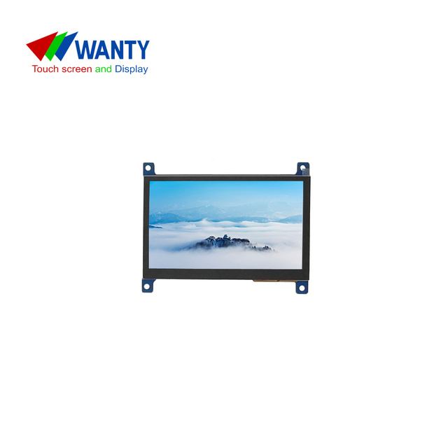 4.3 Inch Mini Monitor IPS TFT LCD Display HD-MI Capacitive Touch Screen for Raspberry and Other PC With Shell