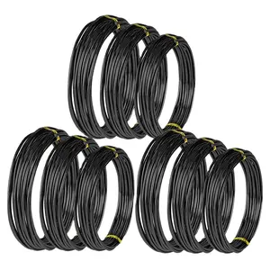 Bonsai Wires Anodized Aluminum Bonsai Training Wire with 3 Sizes (1.0 Mm,1.5 Mm,2.0 Mm),Total 147 Feet (Black)