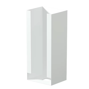 Scatola di immagazzinaggio con mascherina a un livello aperta <span class=keywords><strong>per</strong></span> cassettone e tazza di carta da <span class=keywords><strong>cucina</strong></span> <span class=keywords><strong>per</strong></span> uso bagno - Product Image 3