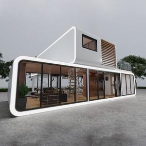 Casa Prefabbricata di Lusso 20ft/40ft, Tiny Home Modulare <span class=keywords><strong>in</strong></span> Acciaio, Cabina Stile Apple per Hotel o Villa, <span class=keywords><strong>Case</strong></span> Prefabbricate Zcamp <span class=keywords><strong>in</strong></span> <span class=keywords><strong>Vendita</strong></span> - Product Image 3