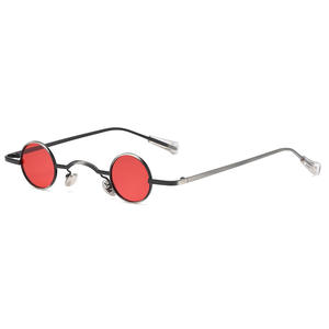 Drôle street shot lunettes de soleil polarisées simple petites lunettes rondes <span class=keywords><strong>steampunk</strong></span> rétro lunettes de soleil - Product Image 1