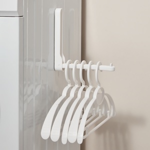 Support pliable en plastique pour cintres de placard, organisateur de rangement pour cintres de buanderie - Product Image 4