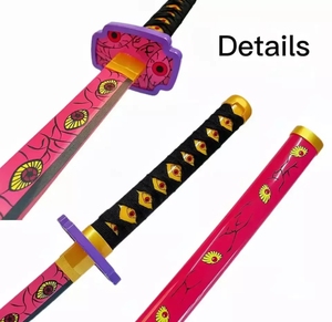 <span class=keywords><strong>Demon</strong></span> <span class=keywords><strong>Slayer</strong></span> Japon Anime Cosplay Props Arme Bambou En Bois Modèle Réel <span class=keywords><strong>Katana</strong></span> Jouet Épée Décoration 104CM - Product Image 3