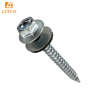 Tornillos Autorroscantes para Techo de Alta Calidad con Punta de Espada y Cabeza Hexagonal con Arandela de Metal-EPDM, Tornillos de Cabeza Hexagonal con Punta Afilada de Venta Caliente - Product Image 6