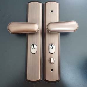 Thép không gỉ màu đỏ đồng đôi căng thẳng mùa xuân đa chức năng chống trộm khóa cửa, tay nắm cửa biệt thự, cửa ra vào - Product Image 3