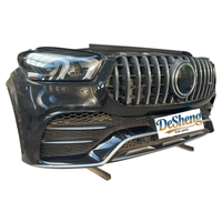 Pilihan Populer untuk Mercedes-Benz GLE53, GLE63 AMG, W166, W167 Bagian Depan, Bumper Mobil, Lampu LED, Grille, Radiator, Fender, Tersedia di Stok