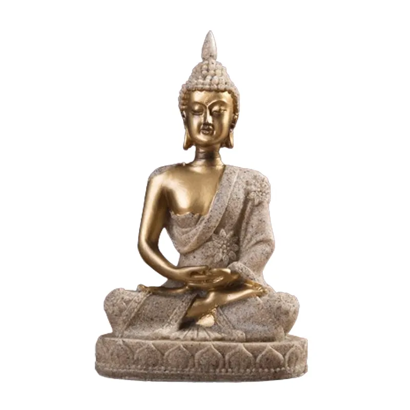 סיטונאי פריטים דתיים מותאמים אישית שרף ישיבה buddha יצרן