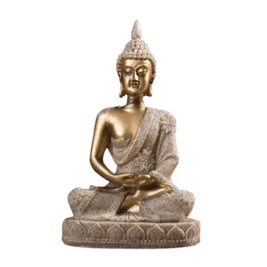 Groothandel Op Maat Gemaakte Religieuze Artikelen Hars Zit Boeddha Standbeeld Fabrikant