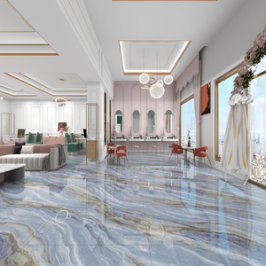 Quảng Đông Phật Sơn sang trọng đá gạch 750x1500 lạnh Jade cloisonne sàn đá cẩm thạch màu xanh lá cây Slate nền tường hiện đại cho nội thất - Product Image 4