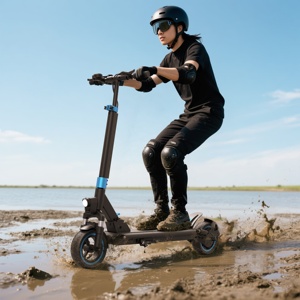 Trottinette Électrique Tout-Terrain Pas Chère, Rapide et Puissante, Trottinette Électrique Tout Terrain à Longue Porté<span class=keywords><strong>e</strong></span> et Pliable - Product Image 1
