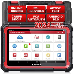 Launch X431 PRO ELITE All System OBD2 Diagnostic Tools Automotive Code Reader Car ECU Coding with 32 Resets Programming