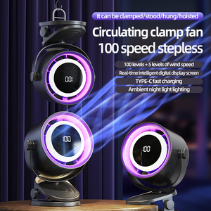 Hot Sale 1800mAh Multifunction Outdoor Stroller Clip-on <strong>Fan</strong> Charging <strong>Desk</strong> Table <strong>Fan</strong> <strong>Usb</strong> Portable Rechargeable 6 Inch Clip <strong>Fan</strong> - Product Image 6