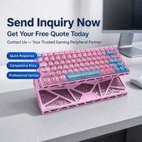 Nouveau clavier mécanique avec joint d'étanchéité, 84 touches, sans fil, trois modes (2.4G), touches RGB interchangeables à chaud, capuchons de touches ABS, clavier de jeu USB Type-C