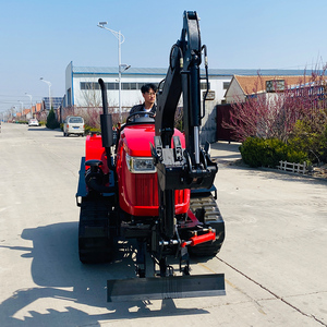 Livraison gratuite CE EPA Mini tracteur à chenilles 50hp 80HP 100HP pour tracteurs agricoles multifonctionnels - Product Image 6