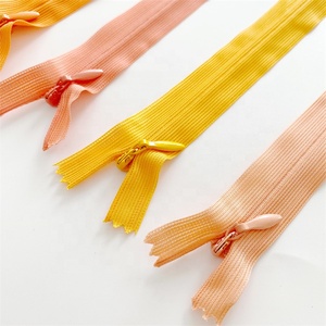 Vente en gros d'usine, haute qualité, 60 cm SBS3 #   Fermeture éclair invisible en nylon multicolore à extrémité fermée, autobloquante, accessoires vestimentaires - Product Image 4