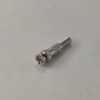 Câble coaxial RG59 étanche 75 ohms pour antenne, connecteur BNC mâle à ressort RF pour CCTV, à souder ou à sertir