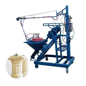 Produce GRC Cement mortar mixed with fiberglass short-cut wire joint injection machine GRC spraying machine